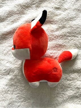 Bellzi orange fox stuffed plush toy